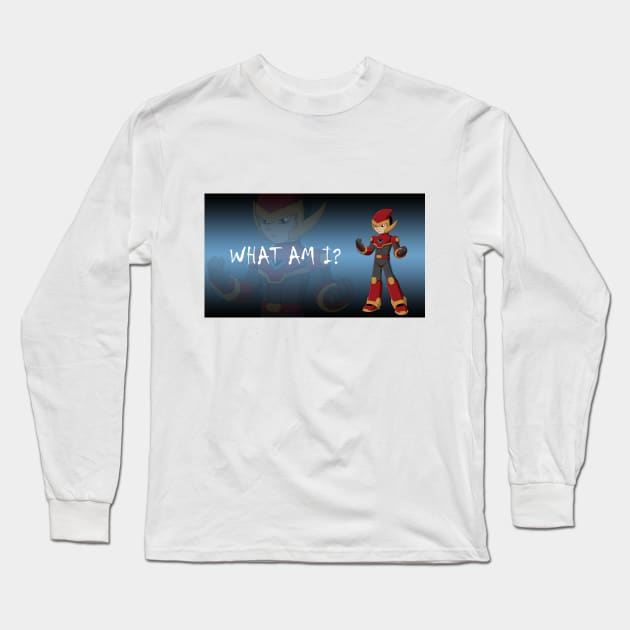 Marcus - What Am I? - Wallpaper Long Sleeve T-Shirt by Firestorm Fox